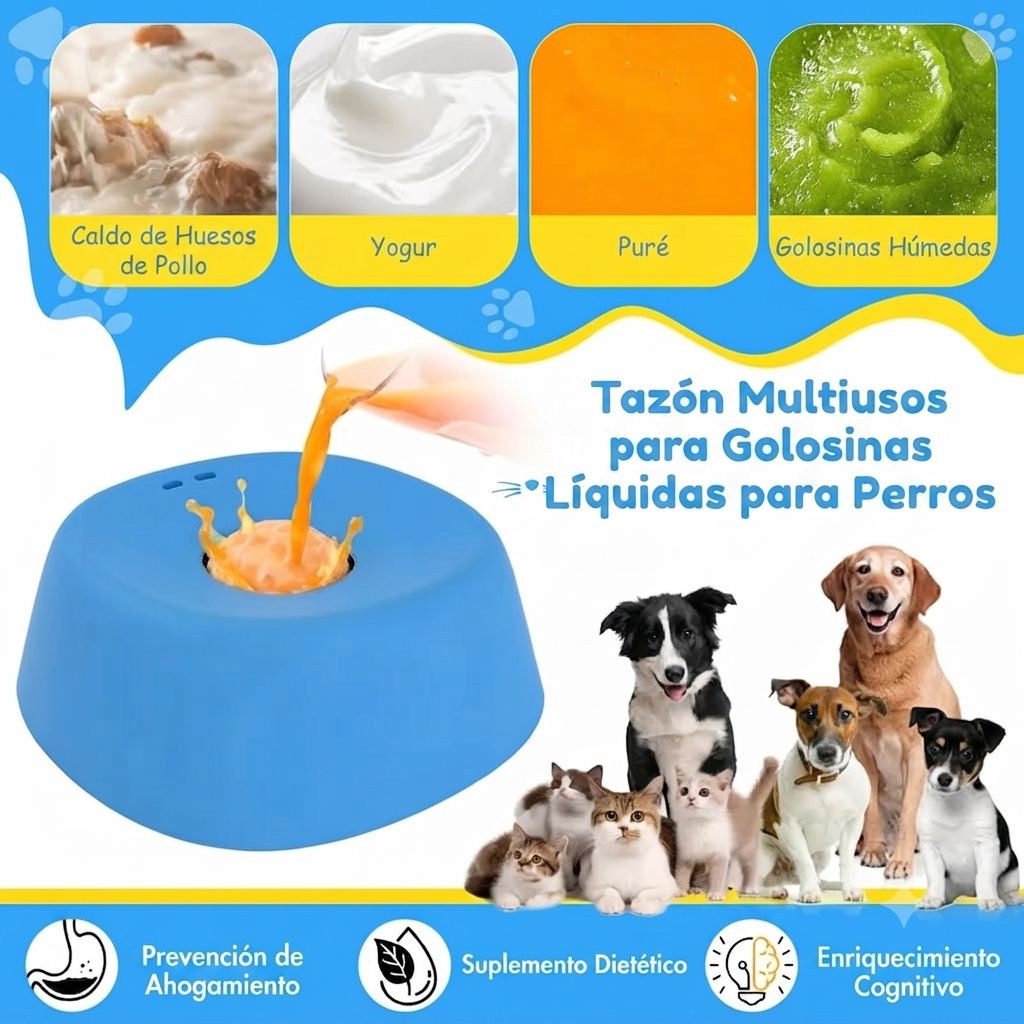 Cuenco antiestres para perros y gatos
